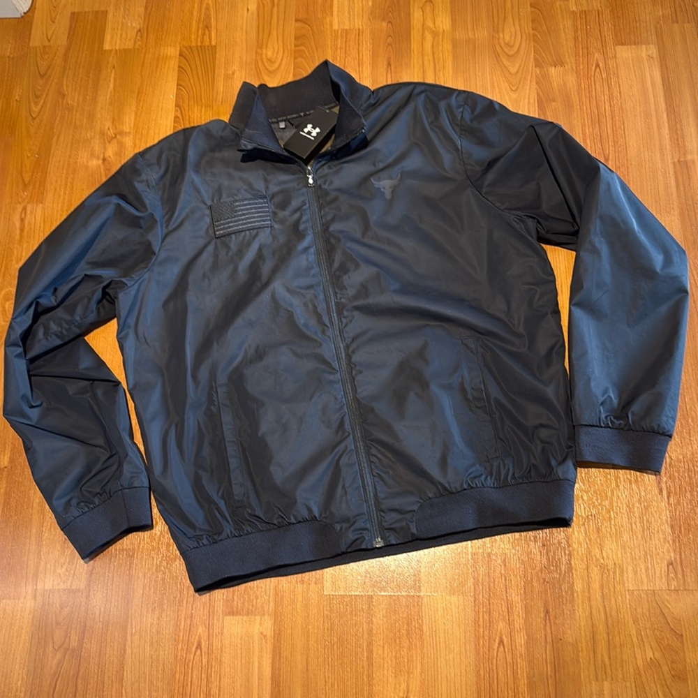 Under Armour Project Rock Freedom Track Jacket- NWT